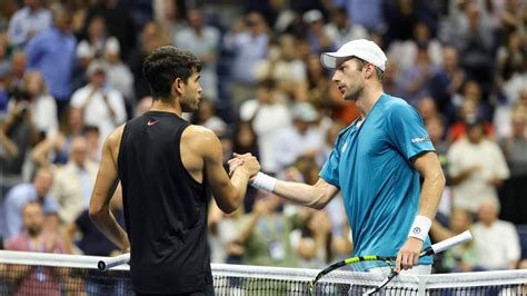 Carlos Alcaraz loses to Botic van de Zandschulp in U.S. Open, .